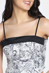 Zivame Bra Top With Inbuilt Cups - Black Print — thumbnail 4